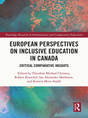 cover image of European Perspectives on Inclusive Education in Canada